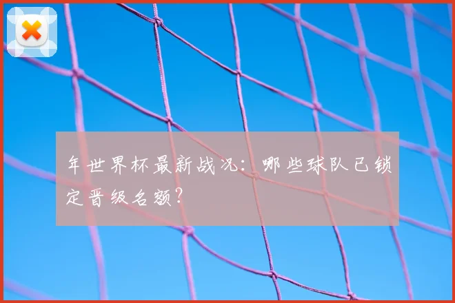 年世界杯最新战况：哪些球队已锁定晋级名额？